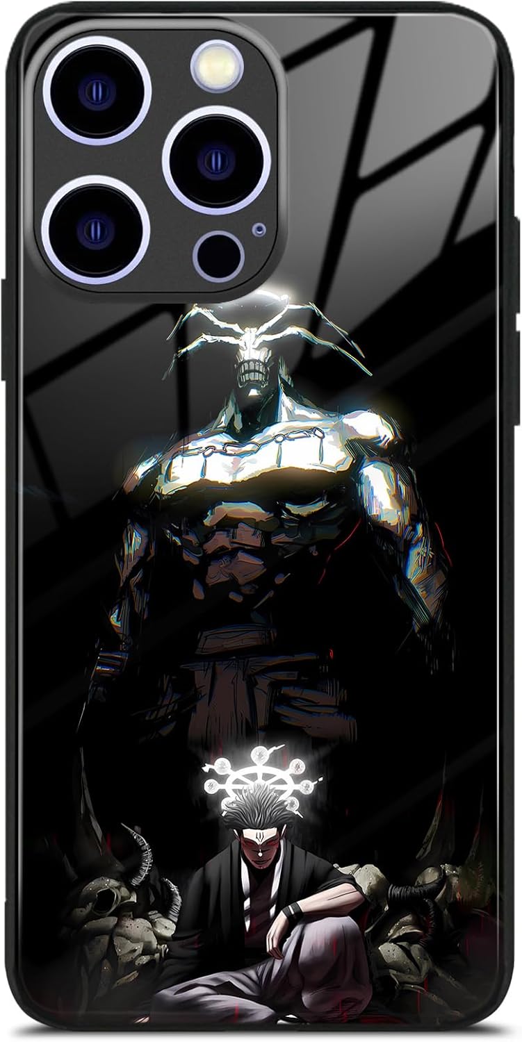 Image shows an image of an amazon product, Divine General Mahoraga phone cover